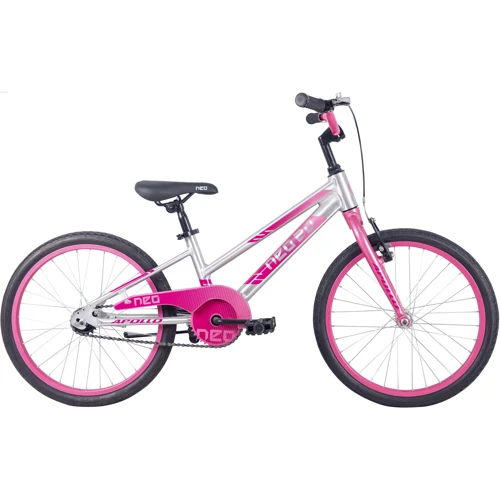 Велосипед 20" Apollo NEO girls Brushed Alloy / Pink / Dark Pink Fade (SKD-90-87)