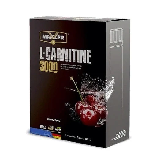 Жироспалювач Maxler L-Carnitine 3000 7 x 25 ml Cherry