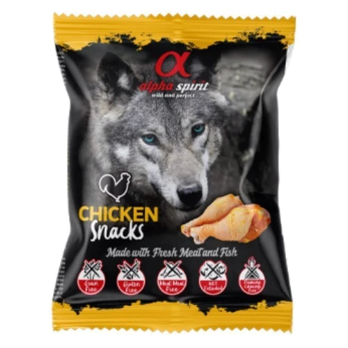 Лакомство для собак Alpha Spirit Snacks Chicken с курицей, кубики 50 г (as4004350)