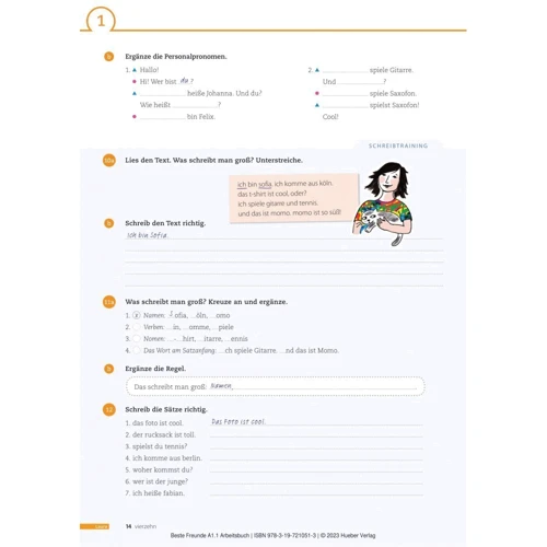Beste Freunde A1.1: Arbeitsbuch: Обложка Мягкая