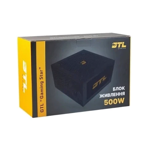 Блок живлення GTL Gaming Star 500W Black (GTLGS500BK): Вентилятор задньої стінки нет