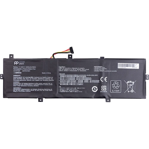 Батарея для ноутбука PowerPlant ASUS Zenbook UX430U (C31N1620) 11.55V 3400mAh