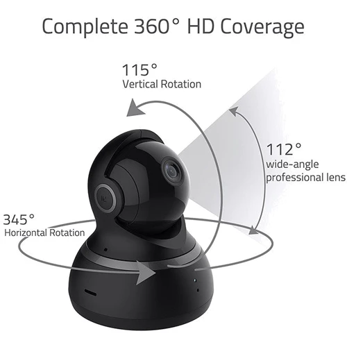 IP-камера видеонаблюдения YI Dome Camera 360° Black (YI-93006): Производитель Xiaomi