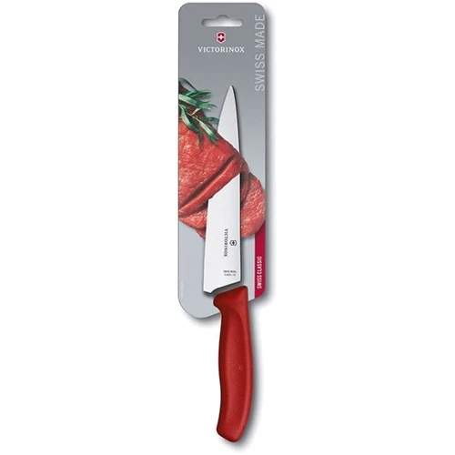 Ніж Victorinox SwissClassic Carving 19 см (6.8001.19B): Особливості Нековзне покриття рукоятки, Ергономічність