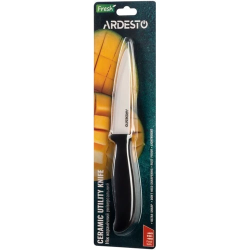 Нож кухонный Ardesto Fresh 20.5 см (AR2120CB): Лезвие Циркониевая керамика