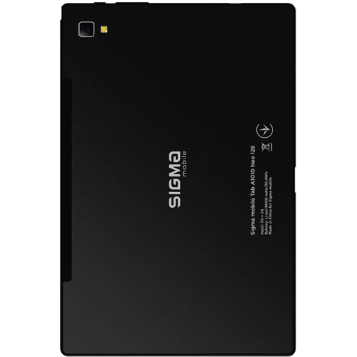 Планшет Sigma mobile Tab A1010 Neo 4/128Gb Black UA: Процессор Unisoc Tiger T610 (2xA75 1.8ГГц + 6xA55 1.8ГГц)