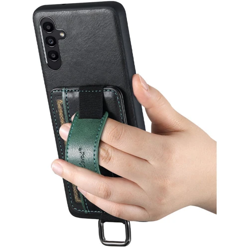 Чехол для телефонов Epik Leather Case Wallet and Straps Black for Samsung A145 Galaxy A14 4G / A146 Galaxy A14 5G: Цвет черный