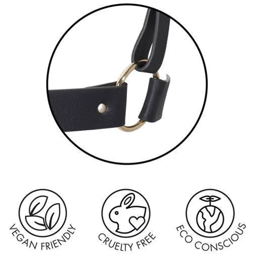 Наручники з повідцем Indiscrets MAZE - T-Restraints Black