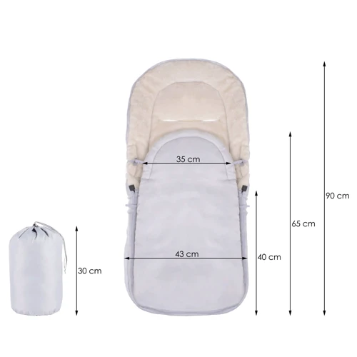 Універсальний конверт Springos сірий (SB0035)