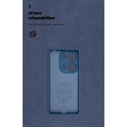 Чехол для телефонов ArmorStandart ICON Case Camera cover Dark Blue for Xiaomi Redmi Note 13 Pro 4G (ARM81134) фото 6