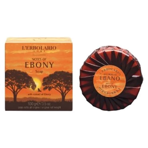 L'Erbolario Notes of Ebony Запашне мило Чорне дерево 100 g