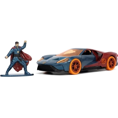 Металлическая машина Jada Марвел. Мстители Форд GT 1:32 с фигуркой Доктора Стрейнджа (253223013) фото 7