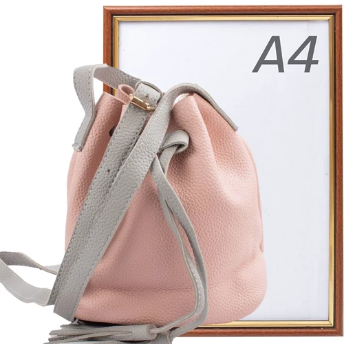 Женская сумка бакет-бэг Valiria Fashion розовая (4DETBI2131-13): Тип Сумки