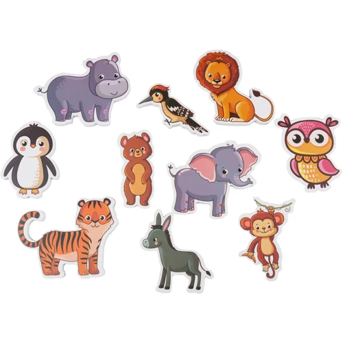 Набор для игры в ванной XoKo EVA ZОО (37 ед+мешочек для сушки+мешок хранения)