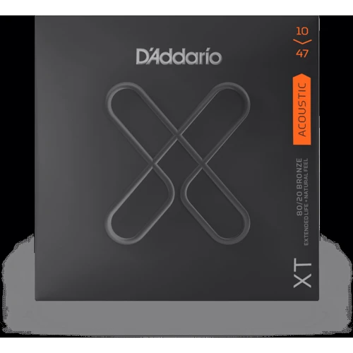 Струна для гитар Комплект струн D'addario XTABR1047 XT 80/20 Bronze Extra Light (10-47)