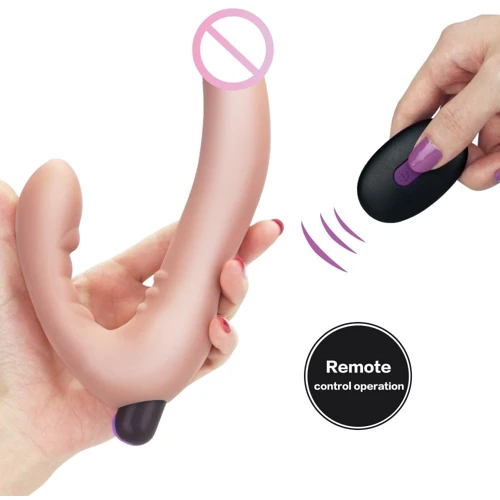 Безремневой страпон с вибрацией LoveToy Rechargeable IJOY Strapless Strap-on