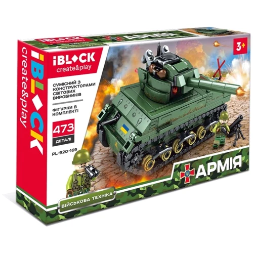 Конструктор IBLOCK PL-920-169 АРМІЯ, 473дет.