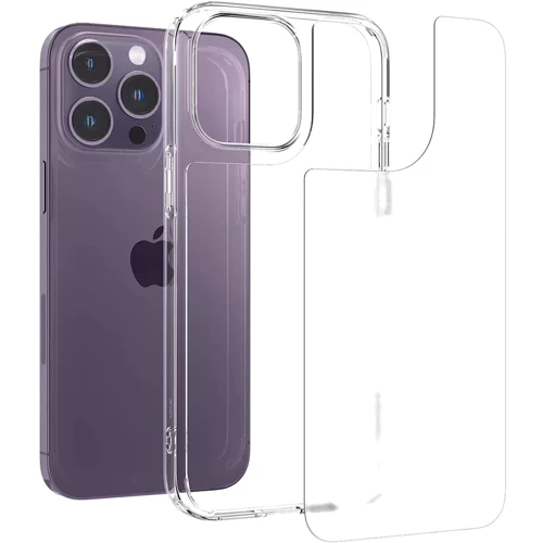 Чехол для iPhone Spigen Quartz Hybrid Matte Clear (ACS04975) for iPhone 14 Pro: Цвет прозрачный