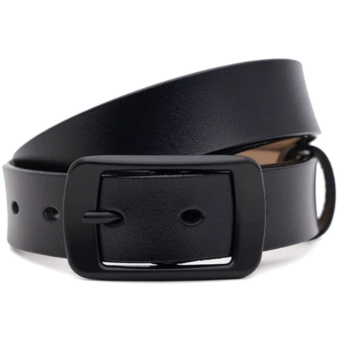 Женский ремень Borsa Leather черный (CV1ZK-001bl-black)