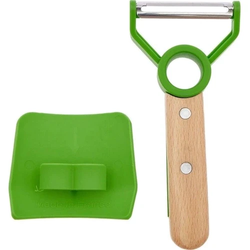 Набор кухонных ножей Opinel Le Petite Chef Green 3 предмета (204.66.92): Метериал лезвия Нержавеющая сталь