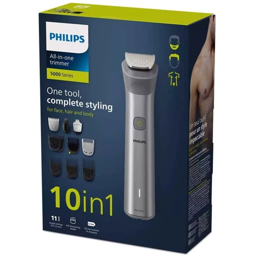 Машинка для стрижки (тример) PHILIPS MG5920/15: Матеріал лез сталь