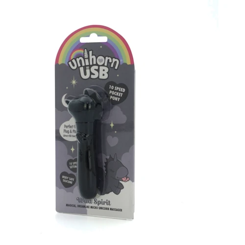 Вібратор-єдиноріжка Unihorn USB Bullet - Wild Spirit, віброкуля, USB зарядка