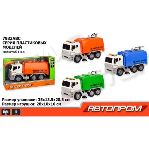 Машинка 7933ABC АВТОПРОМ, 1:14,городские службы, 3 цвета: Производитель АВТОПРОМ