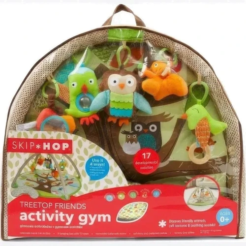 Розвиваючий килимок з дугами Skip Hop Жителі казкового лісу зелений (307500) фото 4