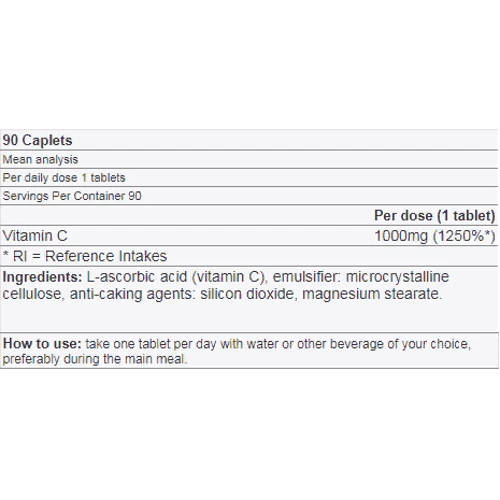 Yamamoto Nutrition Vitamin C 1000 mg 90 Caplets: Стать унісекс
