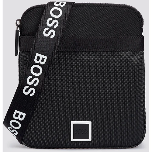 Мужская сумка через плечо BOSS 50437484-001 черная (4046303265971)
