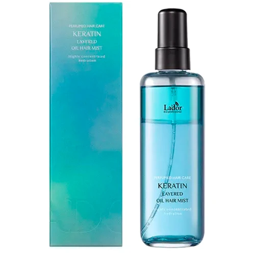 Lador Keratin Layered Oil Hair Mist Двофазний кератиновий міст для волосся з комплексом олій 130 ml
