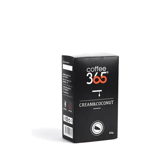 Кофе молотый Coffee365 Cream Coconut 250 г (4820219990185)