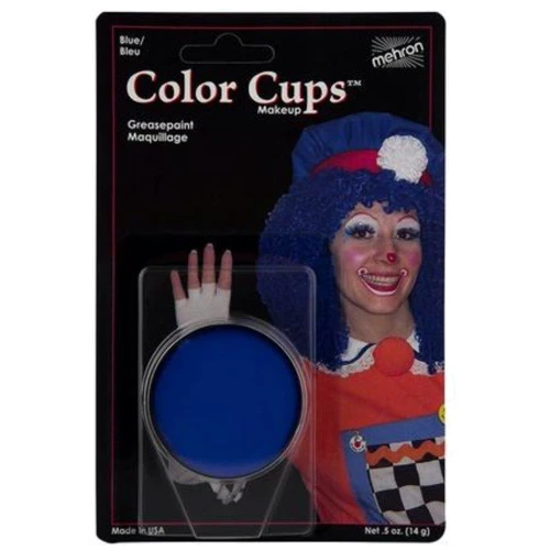 Mehron Color Cups, Blue Кремовый грим (Синий) 12 g фото 1