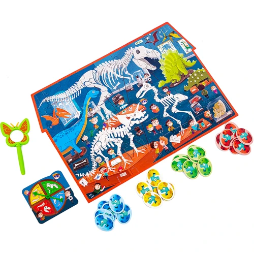 Игра настольная Vladi Toys Пазлы-детективы. Музей динозавров (RK1080-05)