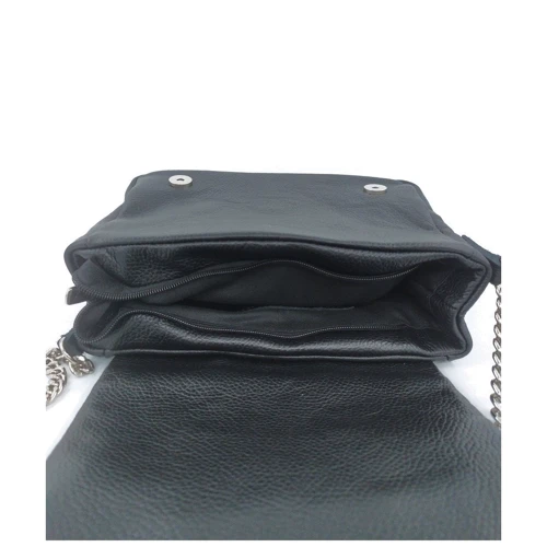 Женская сумка через плечо ARTiS Bags черная (1750 703): Фактура Зернистая, Матовая