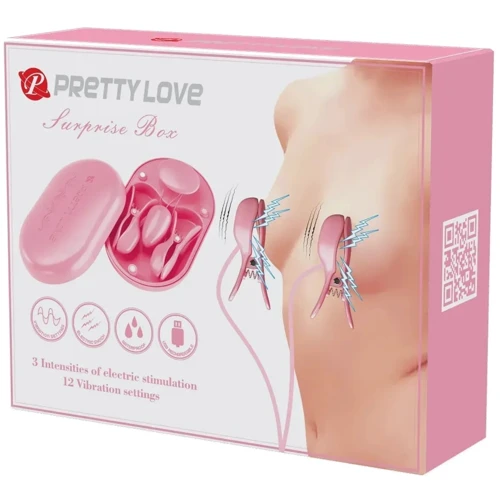 Электростимулятор для груди LYBAILE Pretty Love Surprise Box Pink (BI-300034)