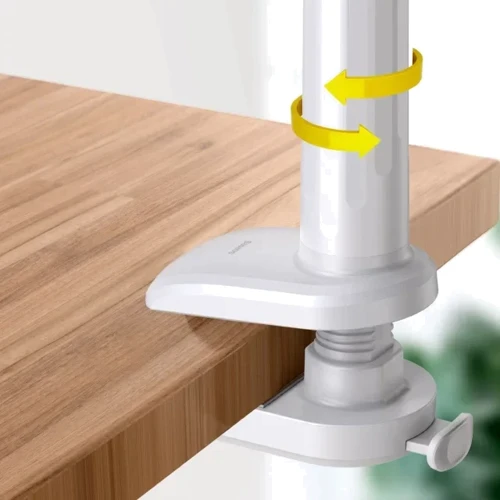 Держатель Baseus Desk Holder Otaku life Rotary Adjustment Lazy Pro Silver (LUZQ000012) фото 10