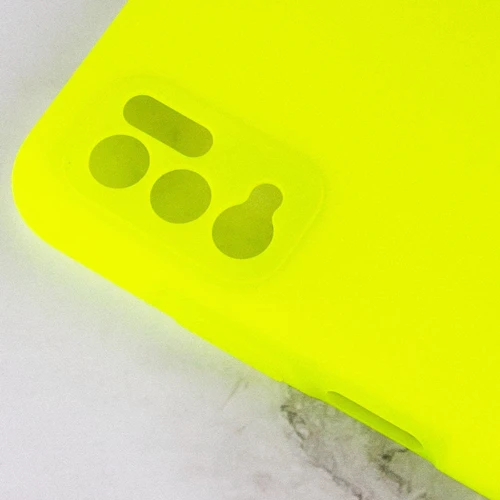 Чехол для телефонов Mobile Case Silicone Cover Shield Camera Neon Green for Xiaomi Redmi Note 10 5G / Poco M3 Pro / Poco M3 Pro 5G: Цвет зеленый