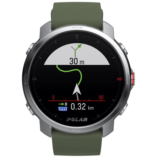 Смарт-часы Polar Grit X Green M/L (725882054230): Фитнес-функции Альтиметр, GPS-модуль, Шагомер, Скорость движения, Пульсометр, Секундомер, Подсчет калорий