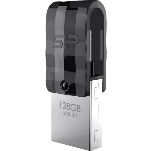 USB-флешка Silicon Power 128GB Mobile C31 USB 3.1/Type-C Black (SP128GBUC3C31V1K) фото 4