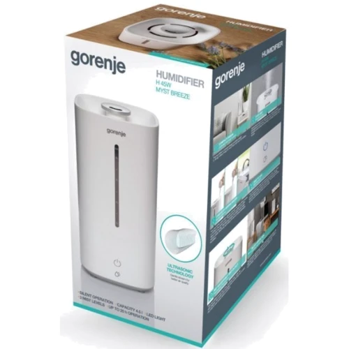 Увлажнитель воздуха Gorenje H45W: Уровень шума, дБ 38