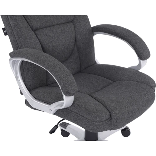 GT Racer X-2852 Classic Fabric Dark Gray: Оснащення Подлокотники, Подголовник, С колесиками, С крестовиной