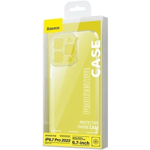 Чохол для iPhone Baseus Simple Transparent (ARAJ000902) for iPhone 14 Pro Max фото 5