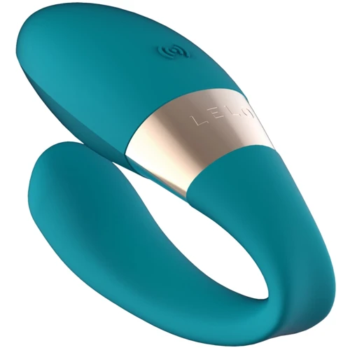 Вібратор для пар LELO Tiani Duo Ocean Blue, 2 мотори, пульт ДУ
