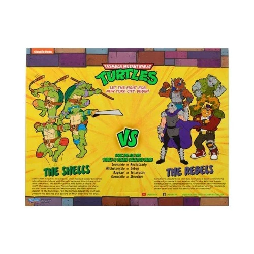 Набір фігурок TMNT серії Черепашки-ніндзя класичні - Мікеланджело проти Бібопа (34 крапки артикуляц: Тип Набор игровых фигурок