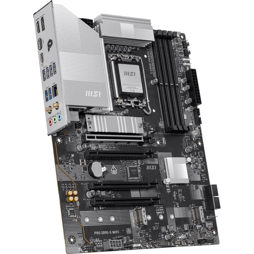 MSI PRO Z890-S WIFI UA: Дополнительно Радиатор на VRM, Адаптер Wi-Fi, Поддержка RAID, Поддержка UEFI