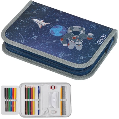 Пенал с наполнением Herlitz Spaceman Космонавт 19 пр. (50032907S)