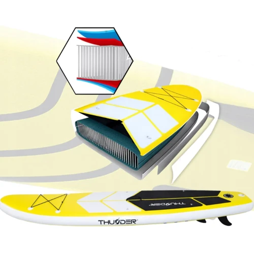 Надувна SUP дошка Thunder Coast 320 см із веслом Yellow (SUP-COAST-YELLOW) фото 6