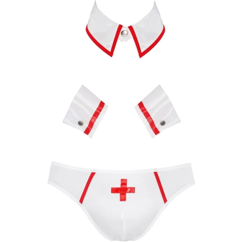 Сексуальный комплект Passion 037 SET GREGORY white L/XL