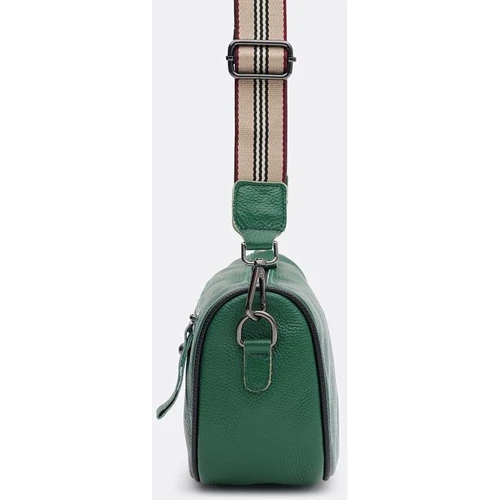 Женская сумка-седло Borsa Leather зеленая (K18569gr-green): Тип Сумки